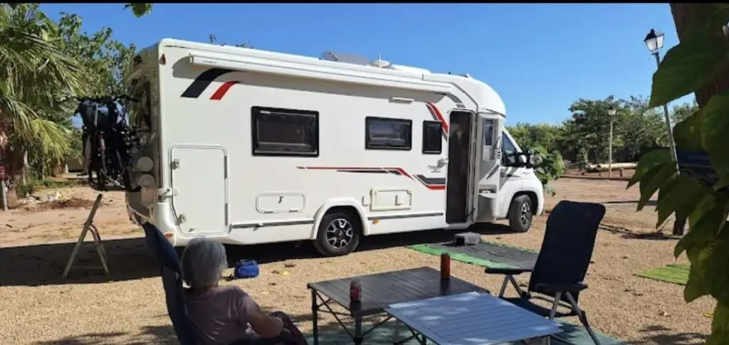 Autocaravana en Oropesa Camping Oro verde